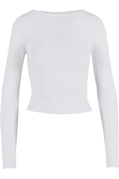 Urban Classics Ladies Ruffled Super Slim Longsleeve