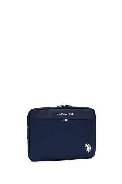 U.S. Polo Assn. حقيبة كمبيوتر محمول باللون الأزرق الداكن 50298711 -vr033