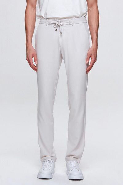 Twn Slim Fit Stone Dobby Jogger Παντελόνι