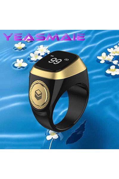 Choice Iqibla Smart Tasbih Tally Counter for Muslims Zikr Ring Bluetooth Electronic Digital Tasbeeh 5 Pr...