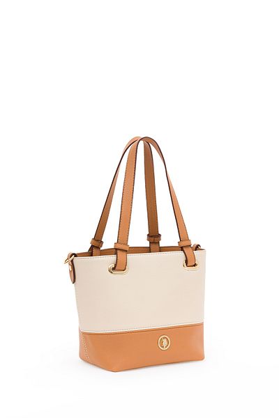 U.S. Polo Assn. Geantă de umăr crem pentru femei 50279407 -VR071