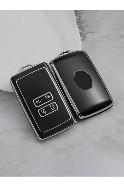 Choice Black Tpu Car Key Case Cover Fob Shell For Renault Koleos Kadjar Captur Megane Clio Scenic Talisman