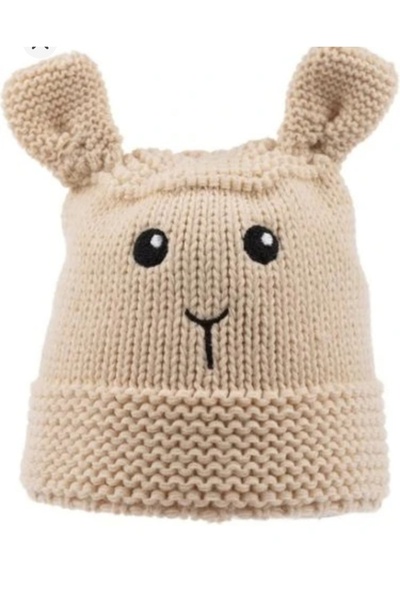 Kitti قبعة صوف داخلية للأطفال الرضع بأذنين من 3 إلى 12 شهرًا
