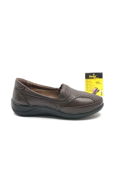 KCMN Forex 0-1002-2 100% Leather Dr. Recommended Women's Casual Shoes Brown