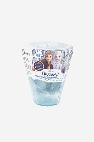 Disney Frozen 2 Lenticular Puzzle 13.5 H x 11 W cm, Light Blue Combo