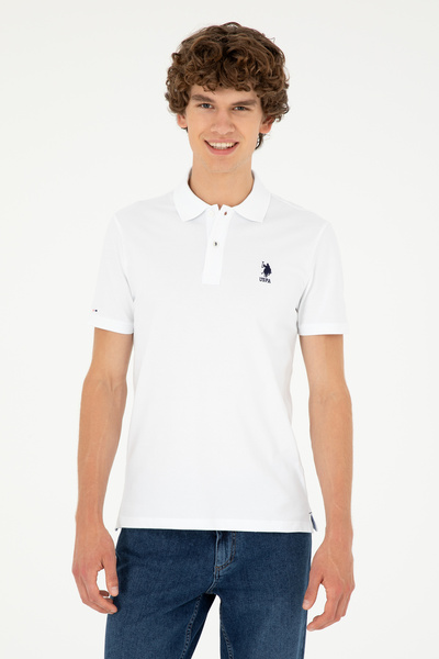 U.S. Polo Assn. White Men's T-Shirt