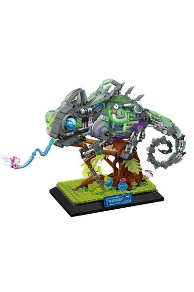 Choice TC2101 TOP TOY Chinese building blocks mechanical creation chameleon space Octopus particle creative