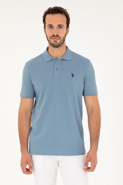 U.S. Polo Assn. Ανδρικό μπλουζάκι Indigo Basic 50279573 -VR028