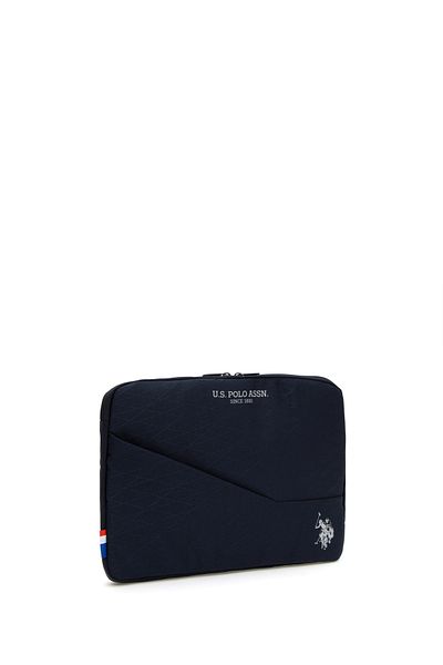U.S. Polo Assn. حقيبة كمبيوتر محمول باللون الأزرق الداكن 50299333 -vr033