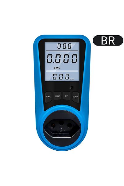 Choice Va086br Digital Current Meter Power Meter Voltmeter Time Watt Power Energy Tester 50hz Socket Analyz