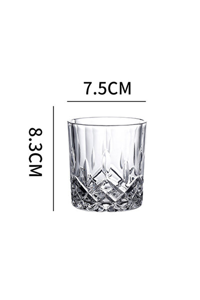 Choice طقم من قطعتين، كل قطعة 230 مل، مصنوع من كريستال الألماس، فاخر، مناسب للحفلات والنوادي والحانات، بتصميم إبداعي.