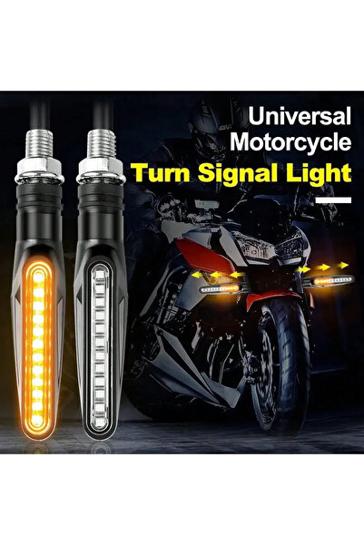 Choice مصباحان LED أحمران عالميان لإشارات انعطاف الدراجات النارية، 12 فولت، م...