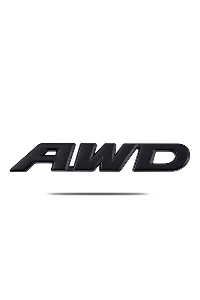 Choice 15.3x2.5cm Black 3D Metal Car Letters For AWD Logo Emblem Sticker Fend...