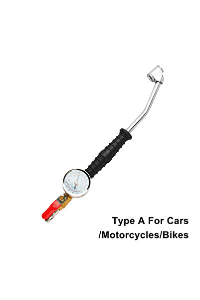 Choice1 A for cars 0-15Bar/220Psi Car Tire Inflator Rod With Tester Tire Pres...