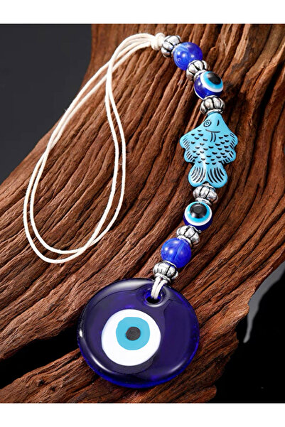 Choice زينة عين الحسد التركية الزرقاء المعلقة، قلادة عين الحسد الزجاجية الزرق...