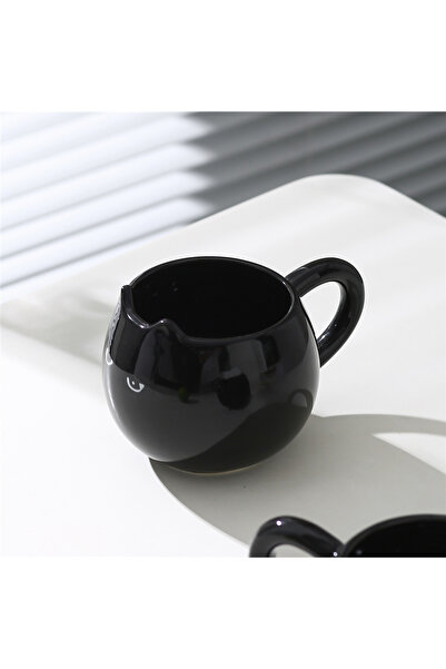 Choice 301-400ml black 1PC cat shaped ceramic cup, creative mug, 380ml/13oz coffee and drinking cup