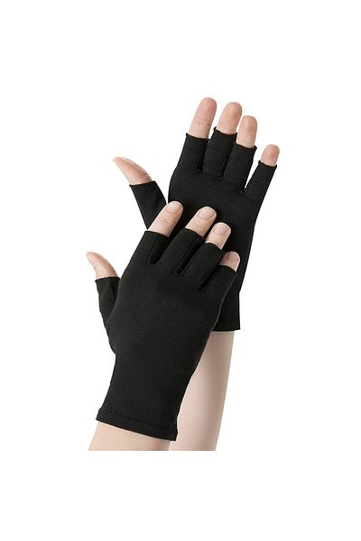 Choice M black 1 Pair Arthritis Compression Gloves Relieve Muscle Pain Fingerless Gloves Bulk Typing Gloves
