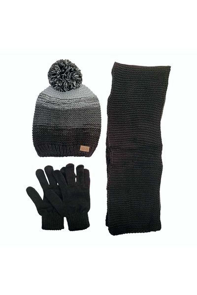 Aware Time Kitti 9-15 ani Băiat Eșarfă Beanie Mănuși Set 3 piese