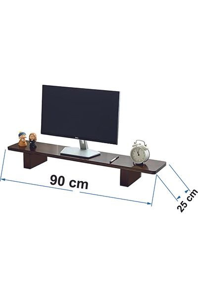Tiydem Solid Natural Wood Monitor Riser Monitor Stand Monitor Stand (90X25 cm)