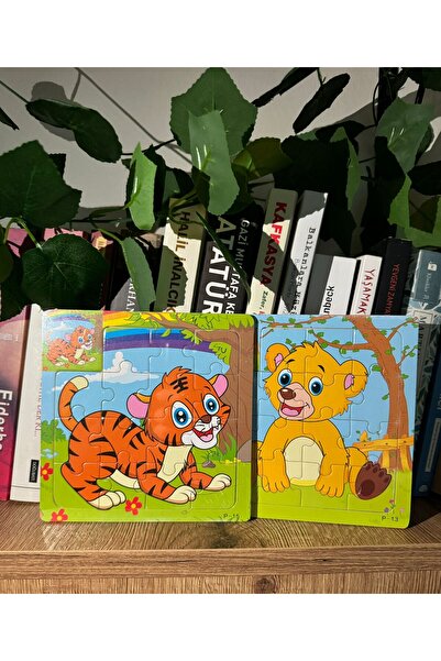 babyist 2'Li Montessori Ahşap Yapboz