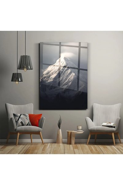 Generic Brand Tablou - Munte cețos - Decor de perete - Decor de birou - Tablo...