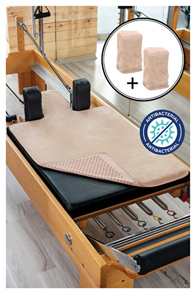 RAINBO Antibakteriyel Pudra Renkli Pilates Reformer Havlusu Omuzluk Kılıfı, K...
