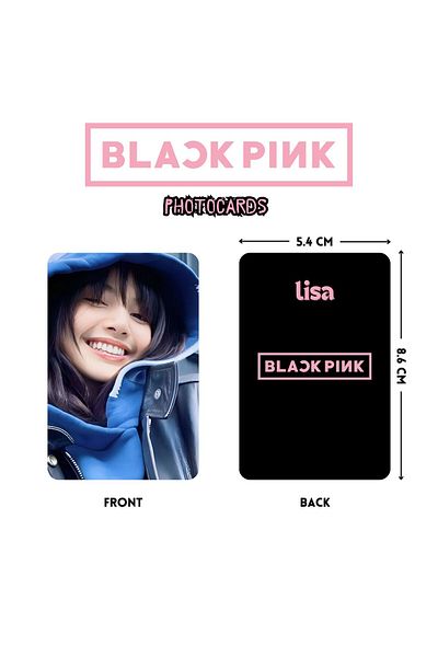 Kpop Dünyasi Blackpink Lisa Photocards Set 1 - 8 Items