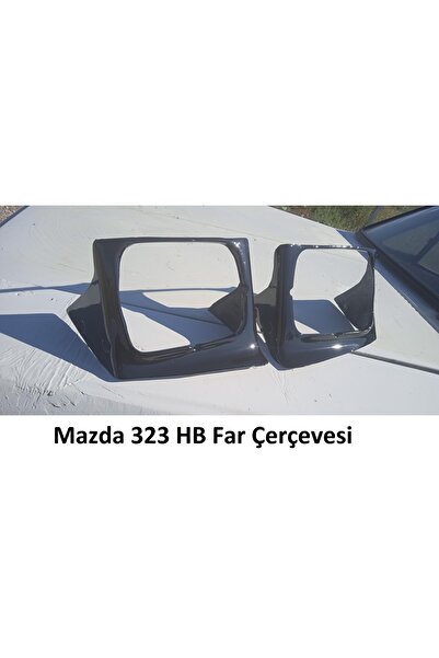 Mazda 323 FS Mazda 323 Hb Far Çerçevesi Takımı Fiber Boyasız Siyah