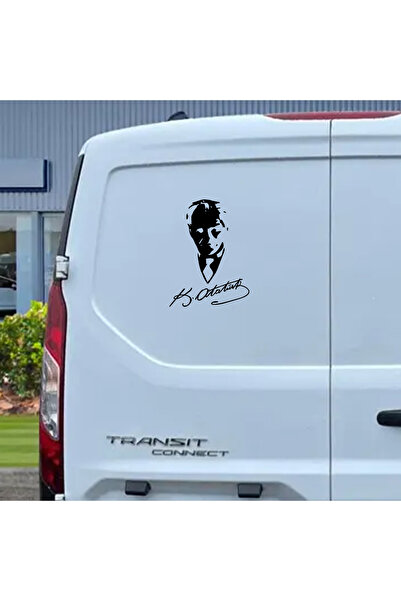 Sönmez Sticker Atatürk İmza Sticker - Atatürk Sticker - Oto Sticker - Araba S...