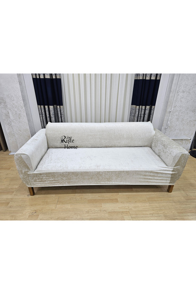 Rişte Home Husă elastică din catifea de calitate pentru 1 canapea cu 3 locuri...