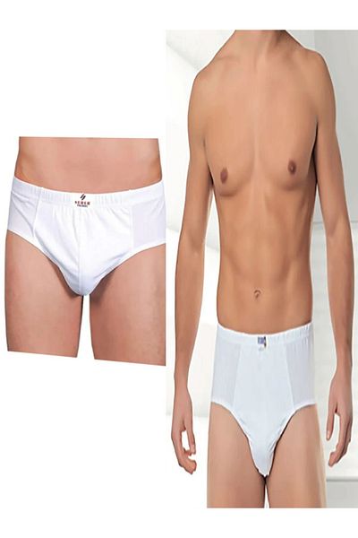 Seher Yıldızı Seher Star 2-pack Original ανδρικό σλιπ εσώρουχο - 100% βαμβάκι, λευκό