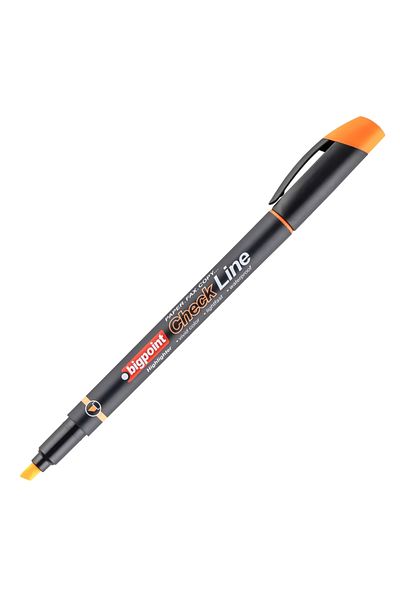 Bigpoint Orange Highlighter Highlight Pen - Water Based and Dry Resistant, Pocket Type