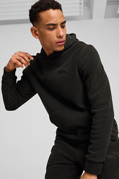 Puma Ess Elevated Hoodie Black Women's Sweatshirt