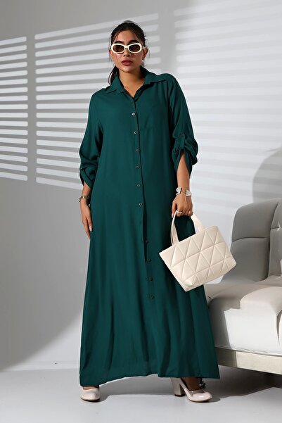 LadyMina Pijama Φόρεμα με πουκάμισο LadyMina