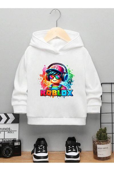 Massgai Ειδικό βαμβακερό φούτερ για παιδιά Roblox Play Visual Printed