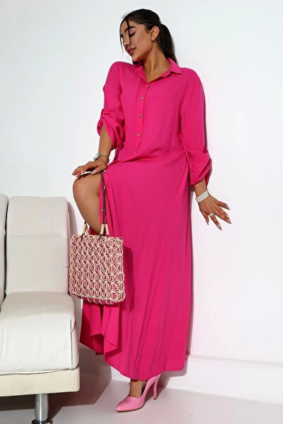 LadyMina Pijama Φόρεμα με πουκάμισο LadyMina