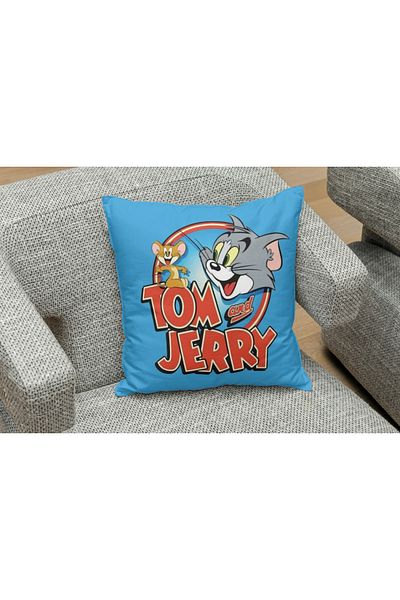 owl bag Μαξιλάρι Tom and Jerry μπλε τετράγωνο ΚΑΛΥΜΜΑ