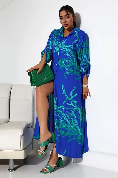 LadyMina Pijama Φόρεμα με πουκάμισο LadyMina