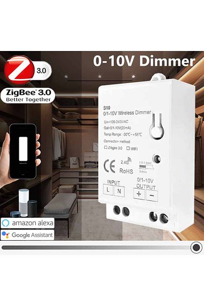 Choice 0-10v Dimmer Control Zigbee 3.0 0-10v 1-10v Dimmer Controller Led Light Strip Driver Wireless Contro