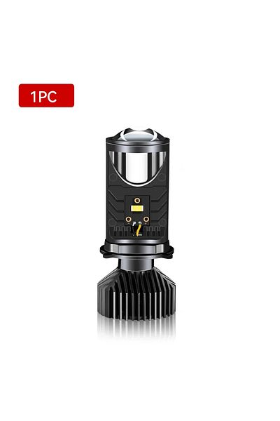 Choice 1pc Left-hand Driver Led Lens Projector H4 Mini Bulb 20000lm Fan Headlight For Motorcycle Dual High