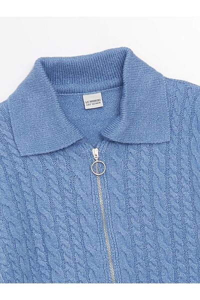LC Waikiki Lw - Ζακέτα για κορίτσια με λαιμόκοψη Polo