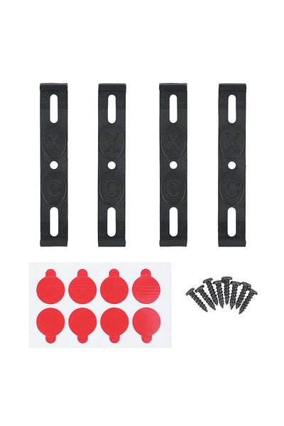 Choice Black License Plate Holder 4pcs Weather-proof Frameless License Plate Frame Car Tag Frame For Front