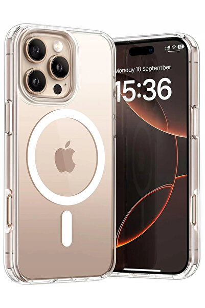 Rivor Apple iPhone 16 Pro Max Kılıf Magsafe Wireless Kablosuz Şarj Destekli S...