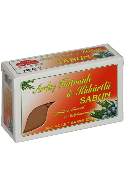 Akışık Ardıç Katranlı Kükürtlü Sabun 100 gr Bitkisel Sabun