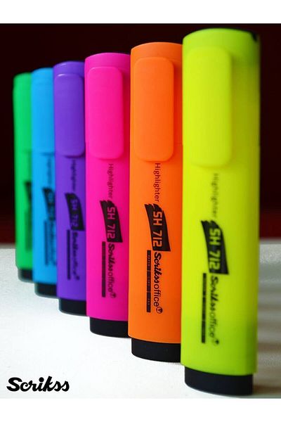 Scrikss Sh712 Phosphorescent 5-Piece Blister