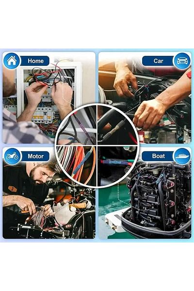 Choice 280 قطعة جديدة من موصلات الكابلات المعزولة، سلك كهربائي، مجذاف، حلقة مؤخرة، شوكة، مجموعة حلقات، عروات ملفوفة
