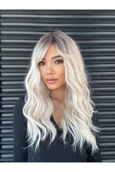 Fenomen Peruk Luxury Vip Dalgalı Ombreli Peruk Model