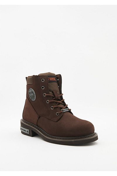 Harley Davidson Jim Γυναικείες μπότες Nubuck σε σκούρο καφέ