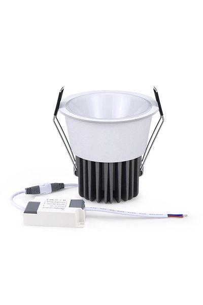 Choice 12w Warm White White Shell Aluminum LED Spot Light 5W 7W 9W 12W LED Spotlight Bulb 110V 220V Recesse
