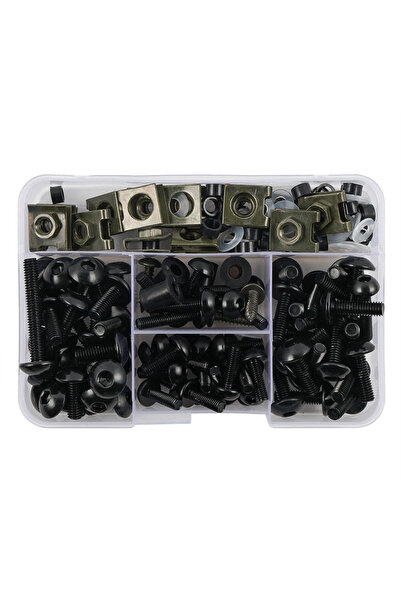 Choice4 black 177PCS Body Screws Nut For BENELLI TRK 502X 502C BN 125 125 KYM...